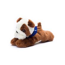 Load image into Gallery viewer, Bulldog with Mane &#39;n Tail Blue Bandana
