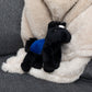 Black Horse with Mane 'n Tail Blue Saddle