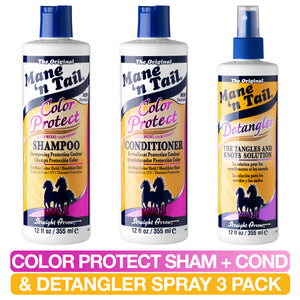 Color Protect Shampoo & Conditioner Plus Detangler Set