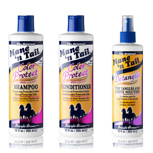 Color Protect Shampoo & Conditioner Plus Detangler Set