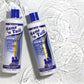 Deep Moisture Shampoo and Conditioner both blue in color and with Mane n Tail branding in a small pool of water