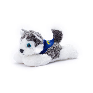 Husky with Mane 'n Tail Blue Bandana