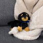 Dachshund with Mane 'n Tail Blue Bandana